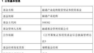 融通产业趋势增聘李进 成立逾4年亏损33%