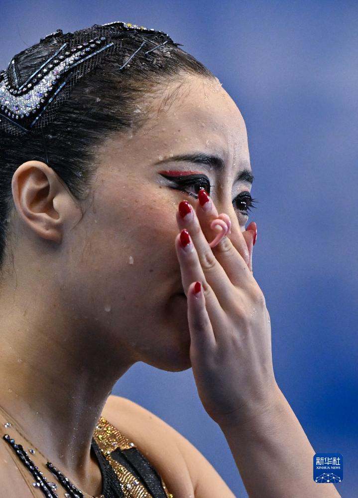 游泳世锦赛:花样游泳——女子自由自选决赛:日本选手夺冠