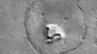 nasa公布火星表面照片，酷似“泰迪熊”脸