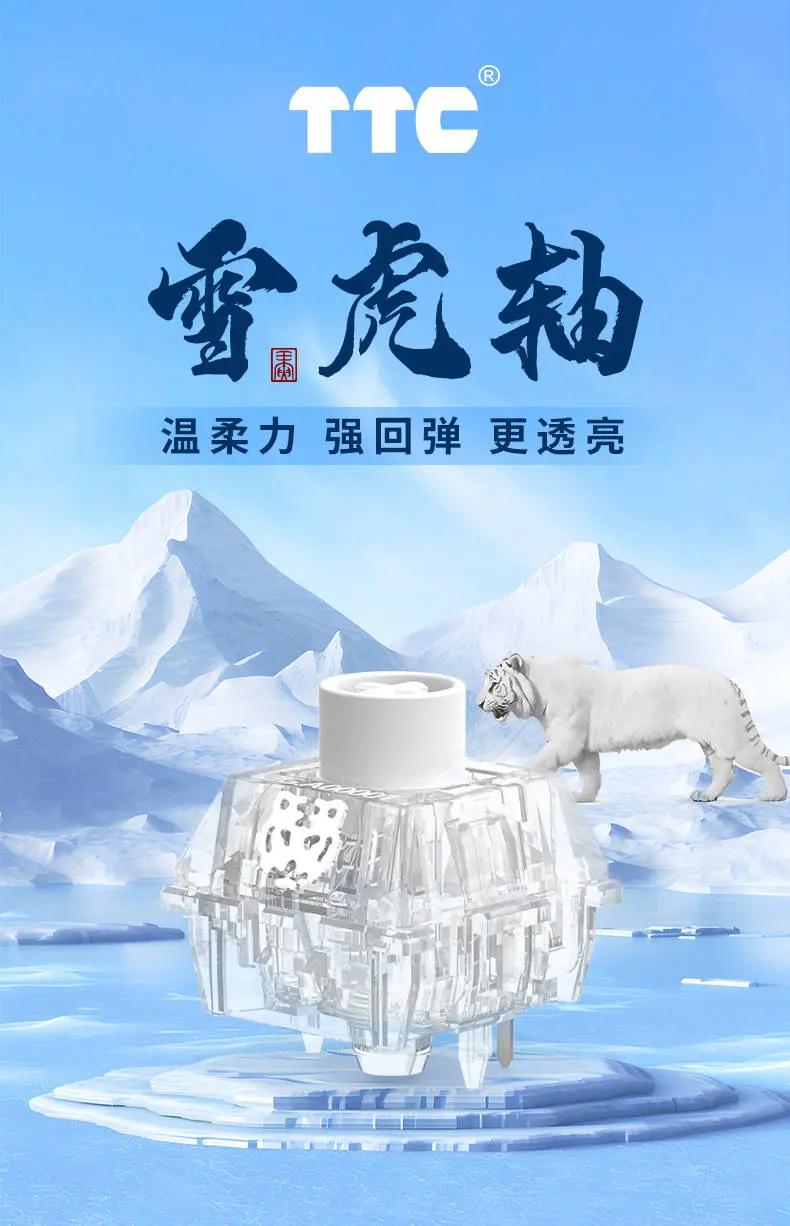 温柔力 强回弹 更透亮——TTC发布 雪虎轴