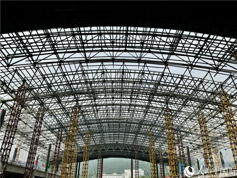 从沈白高铁通化西站看中国智能建造