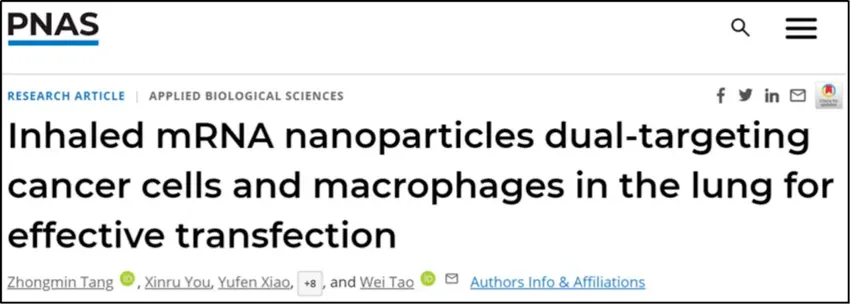 科学家用纳米技术递送生命活动调节指令，开发重大疾病治疗新策略