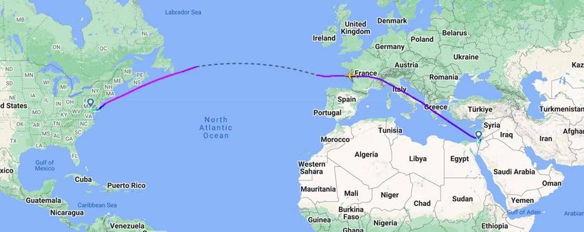 锡安之翼首次正式飞行：以色列新型波音767“空军一号”飞往美国