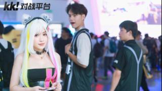 kk对战平台小助理双子k妹首度亮相chinajoy