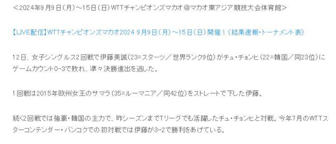 伊藤抿嘴一幕太沮丧：日媒称不甘心止步16强 惋惜莎藤对决未上演