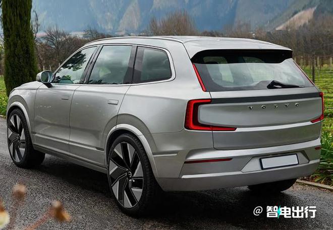 沃尔沃全新一代xc90外观渲染图曝光，下半年上市开售