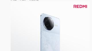 小米 REDMI K80 标准版手机独有配色「汐月蓝」亮相