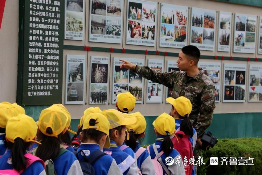 小学生进军营接受国防教育，大开眼界！