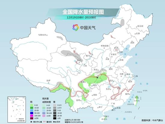 我国中东部大部持续干冷，明起东北迎大范围降雪局地暴雪