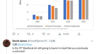 15英寸macbookair笔记本将于4月发布
