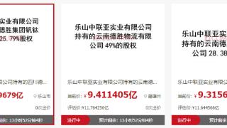 32.67亿元起！乐山中联亚实业持有的三项股权拍卖