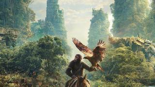 《猩球崛起：新世界》曝中文海报 猿猴驯养猎鹰