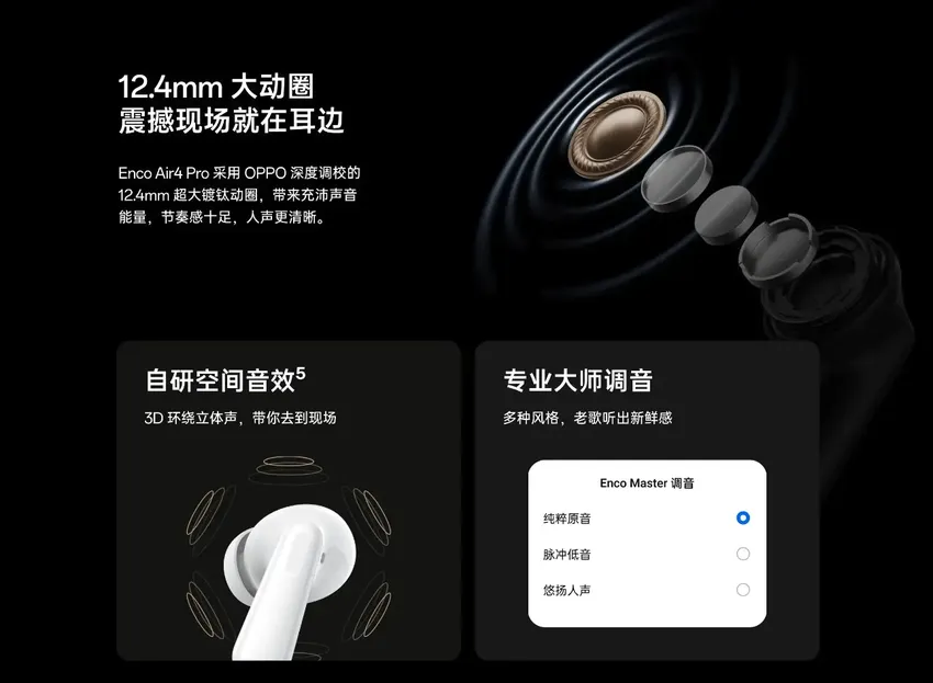 很强很便宜！OPPO Enco Air4 Pro四大真Pro体验，三百元价位内绝杀