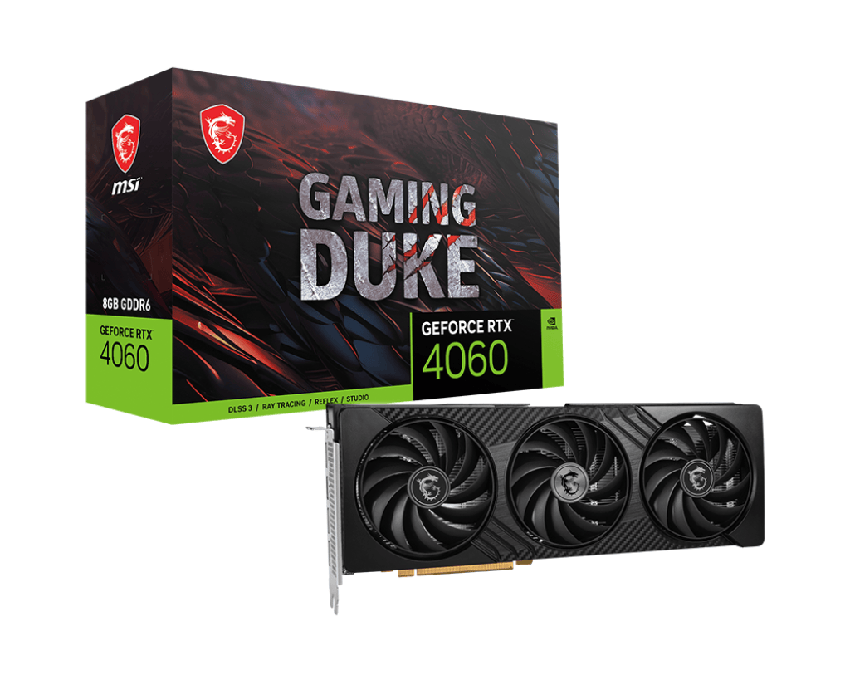 微星rtx4060gamingduke3x暗黑龙爵显卡上线