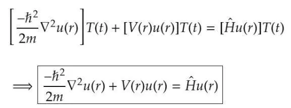 薛定谔方程，从数学上看经典力学推导得到量子物理学方程