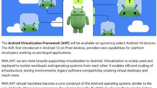 谷歌推出android虚拟化框架avf工具包