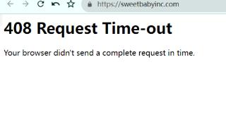 Sweet Baby官网已无法访问！超过1天还未恢复