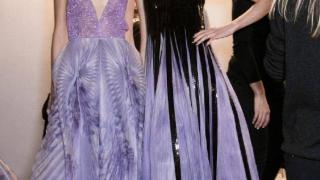 去年阿玛尼紫外光仙女裙的秀场，每一件仙女裙都美到让女人哭泣！