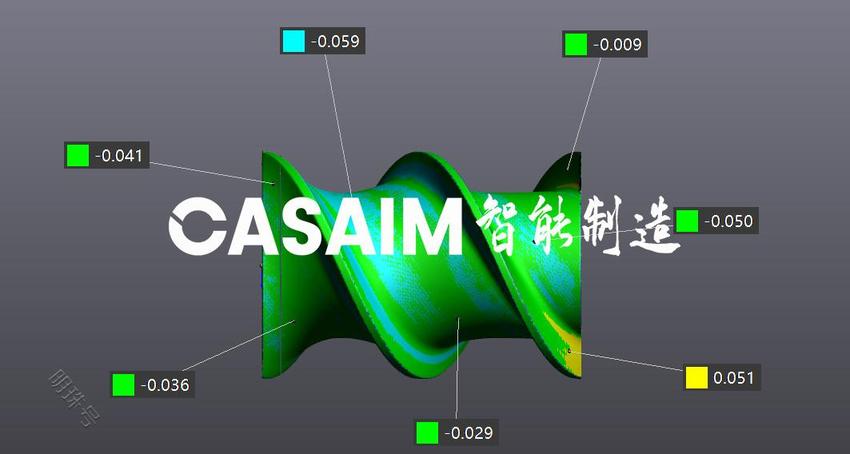 广西柳州机械异形零部件三维扫描3D抄数全尺寸建模CASAIM