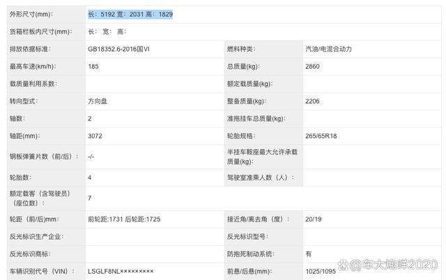 国产全新雪佛兰巡领者现身工信部！4种外观/提供8座