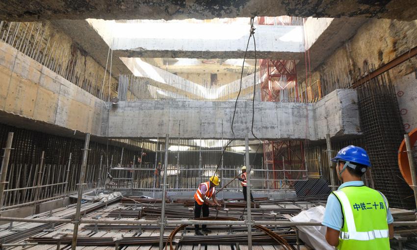 海南三亚首个水下隧道工程项目建设稳步推进