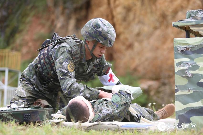 【高清组图】武警六盘水支队后勤比武竞技 保障尖兵各显“神通”