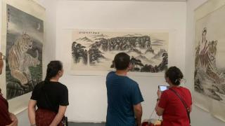 济宁市兖州区举办“虎鸣沃野 心系乡梓”黄永聚回乡国画展