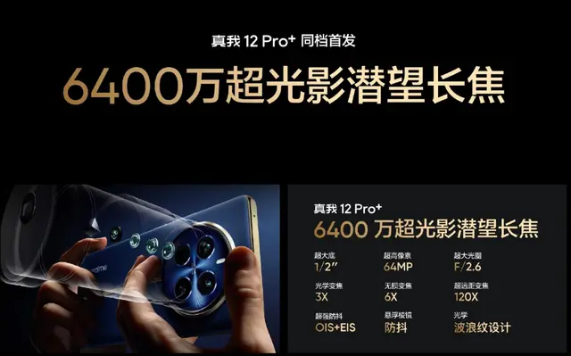 真我12 Pro+手机发布：搭载骁龙7s Gen 2处理器！