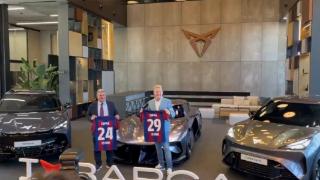 记者：巴萨和汽车品牌续约至2029年，每赛季700万欧赞助费