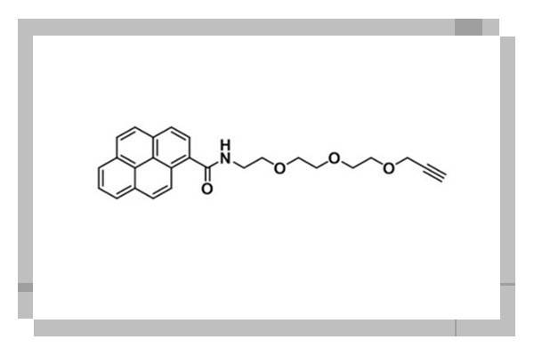 炔基点击试剂Pyrene-PEG3-Propargyl，芘甲酰胺-三聚乙二醇-丙炔特点总结