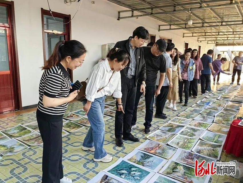 石家庄市第45中举办2024年专业教师风景写生作品展