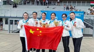枣庄奥运冠军孙梦雅在2024年皮划艇静水世界杯上斩获双金