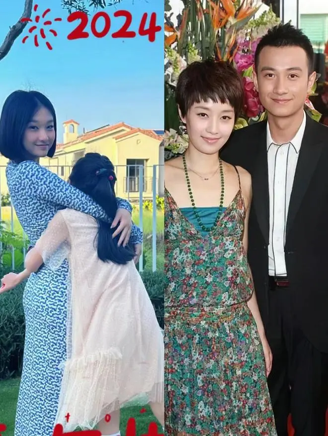 马伊琍16岁女儿为爸爸过父亲节，文章配合女儿歪头卖萌画风超有爱