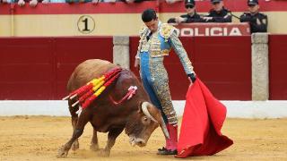 西班牙巴达霍斯举办斗牛比赛