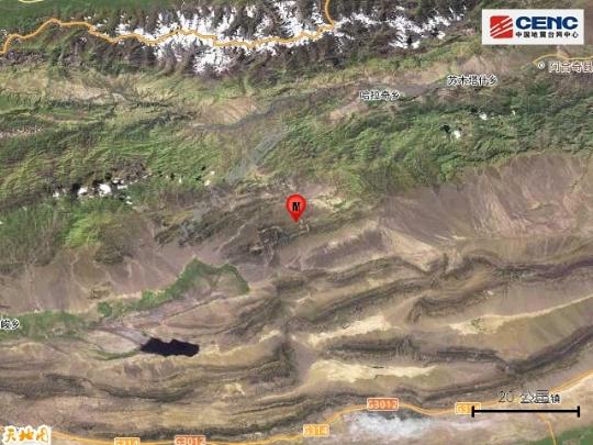 新疆克孜勒苏州今日凌晨连发6次地震，最大5.4级