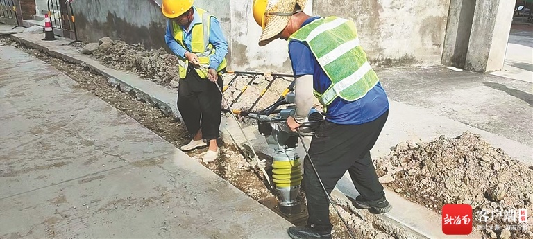 海口白龙路供水管道高品质饮用水项目遍地开花放眼海口