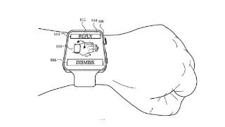 苹果获得applewatch相关技术专利，展示多项交互手势