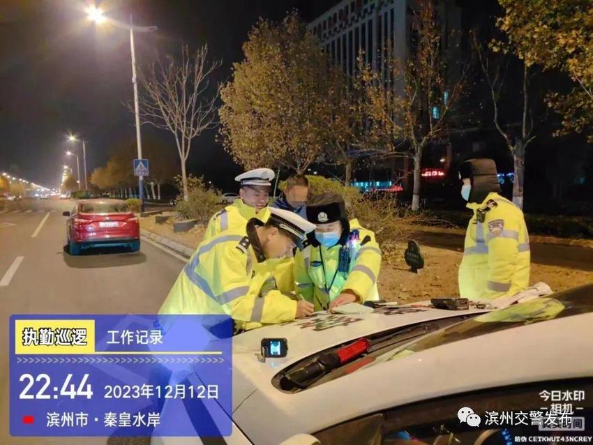 “红绿灯随便闯，警察都敢撞”丨滨州交警冬季行动