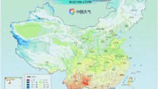 长江以北气温普遍降至近期低点