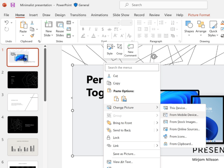 word、excel和ppt应用可无线方式插入安卓设备的图片