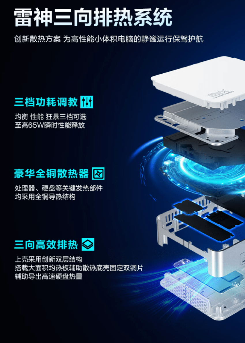 雷神推出新一代mix迷你主机，支持壁挂设计