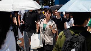 日本东京一日内已有185人因中暑被送医