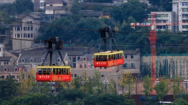 图文天下重庆长江索道：一道连接历史与现代的天际线