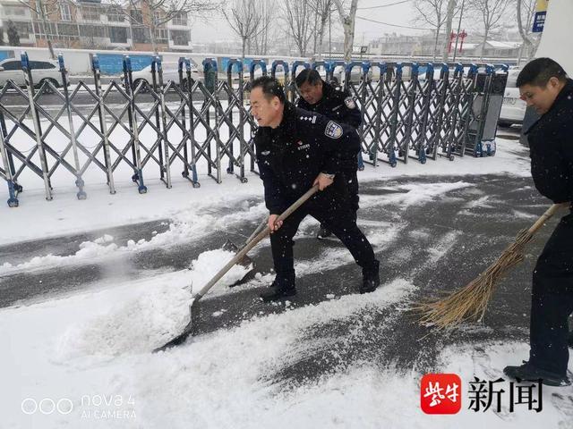 海州公安以雪为令，“浴”雪而行