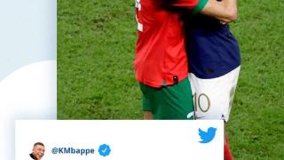 国际足联宣传姆巴佩和阿什拉夫的友谊