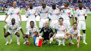 06年世界杯法国队决赛首发齐达内告别战，亨利等多位传奇在列