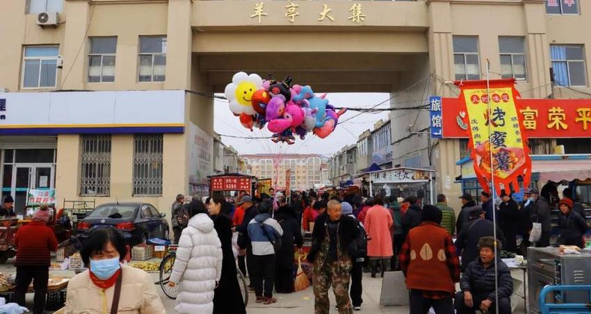 环翠区羊亭镇：黄河大集“烟火气”，寻得日常“幸福味”