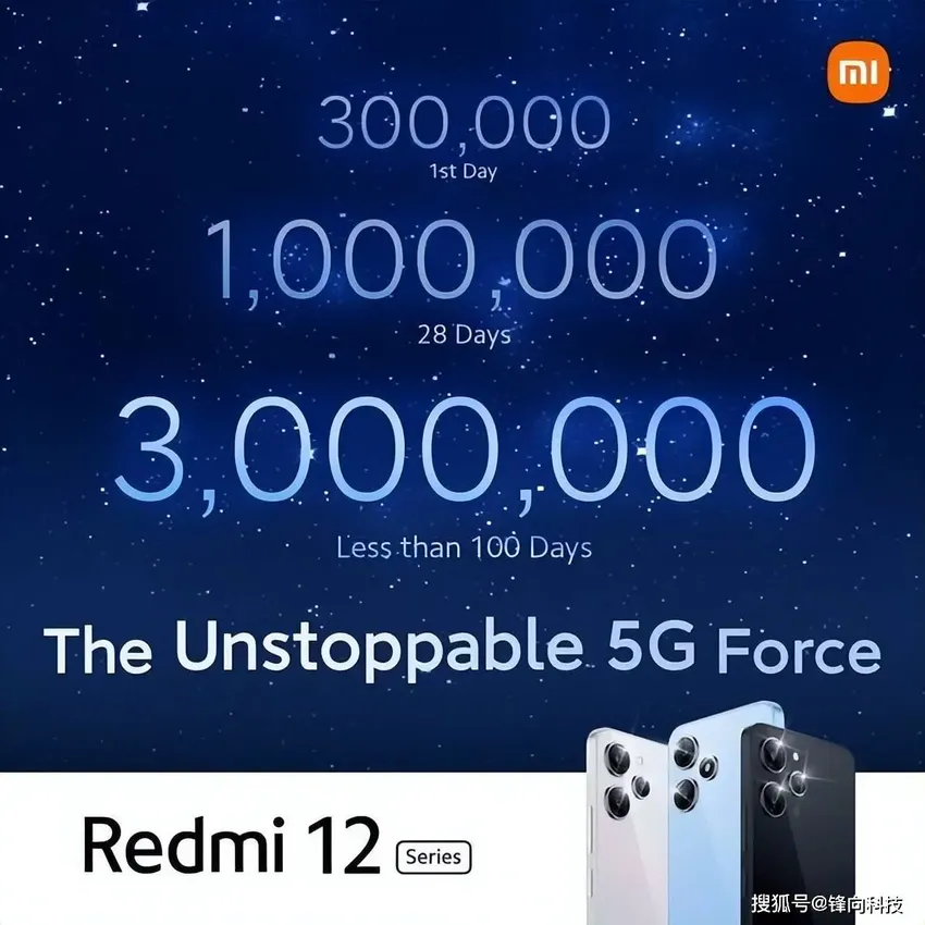 小米14之后，Redmi也出爆款，100天卖300万台