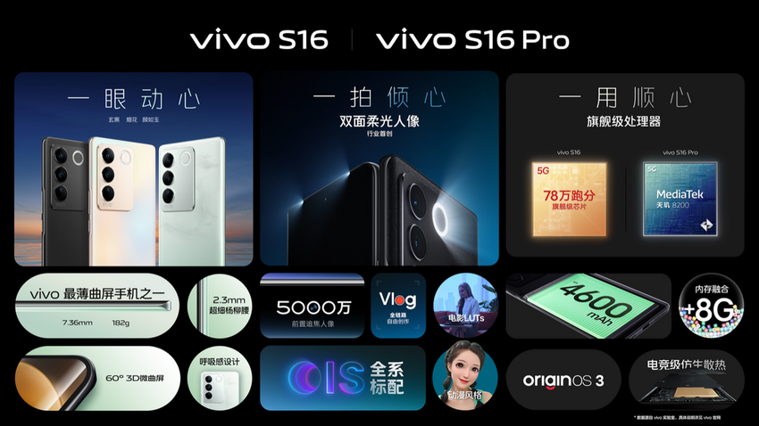 vivos16系列新机发布会，这三款手机你觉得哪款更适合你？