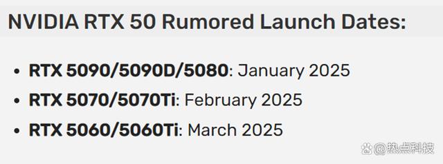 NVIDIA全力生产RTX 50系显卡：40系只有独苗